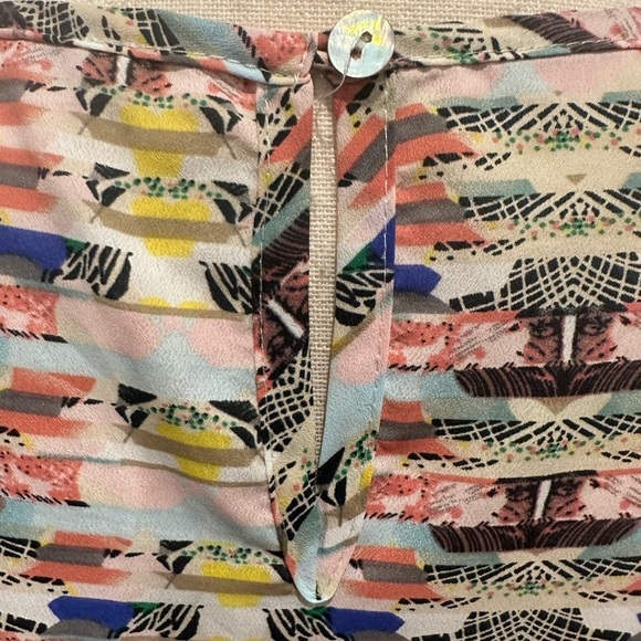 Daniel Rainn Sleeveless Blouse Top Abstract Pattern SZ 1X EUC - Picture 4 of 7